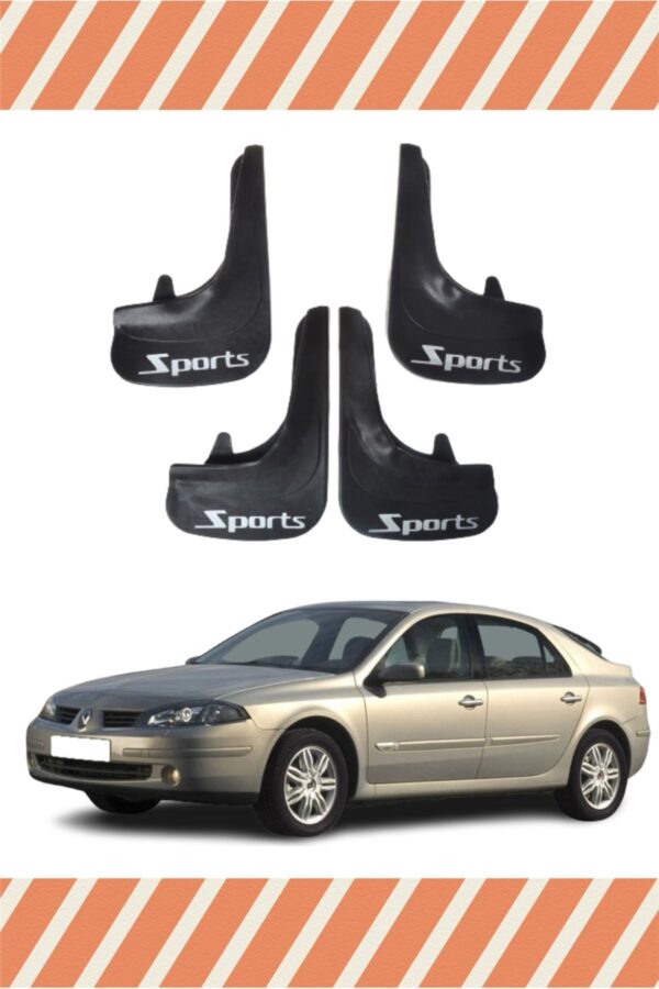 Renault Laguna 2 Sports yazılı 4’lü tozluk çamurluk paçalık sağlam ve şık