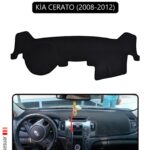 Kia Cerato 2008-2012 Torpido Koruma Halısı - Siyah Kenar