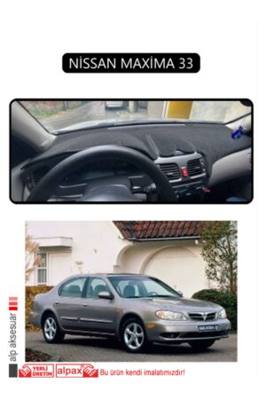 Nissan Maxima 33 Torpido Koruma Halısı - Siyah Kenar