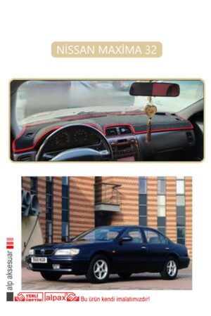 Nissan Maxima 32 Modellere Özel Torpido Koruma Halısı - Bej Kenar