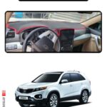 Kia Sorento 2009-2015 Torpido Koruma Halısı - Siyah Kenar