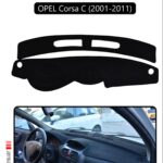 Opel Corsa C (2001-2011) Torpido Koruma Halısı - Siyah Kenar