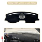 Mercedes W203 2000-2007 Modellere Uyumlu Özel Torpido Koruma Halısı - Bej Kenar