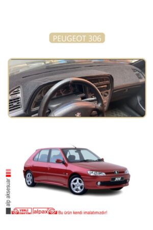 Peugeot 306 Modellere Özel Torpido Koruma Halısı - Bej Kenar