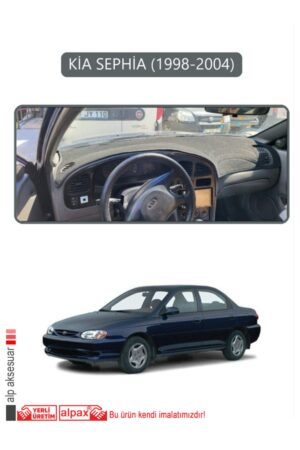 Kia Sephia 1998-2004 Torpido Koruma Halısı - Gri Kenar