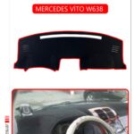 Mercedes Vito W638 Torpido Koruma Halısı - Kırmızı Kenar