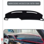 Mercedes W126/C126 1979-1991 Torpido Koruma Halısı - Gri Kenar
