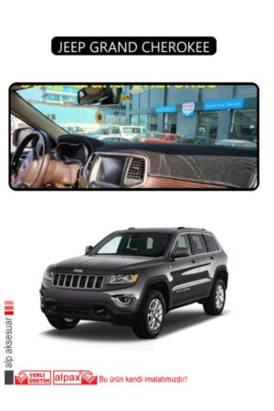 Jeep Grand Cherokee Torpido Koruma Halısı - Siyah Kenar