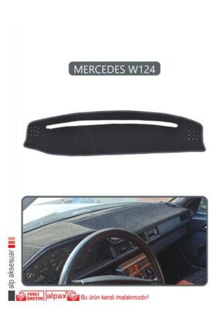 Mercedes W124 Torpido Koruma Halısı - Gri Kenar