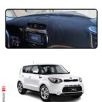 Kia Soul Torpido Koruma Halısı - Siyah Kenar