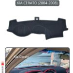 Kia Cerato 2004-2008 Torpido Koruma Halısı - Gri Kenar