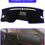 Hyundai İ20 2020+ Torpido Koruma Halısı - Mavi Kenar