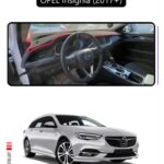 Opel Insignia (2017 + ) Torpido Koruma Halısı - Siyah Kenar