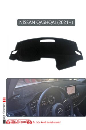 Nissan Qashqaı 2021 Torpido Koruma Halısı - Gri Kenar