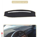 Mercedes W124 Torpido Koruma Halısı - Bej Kenar