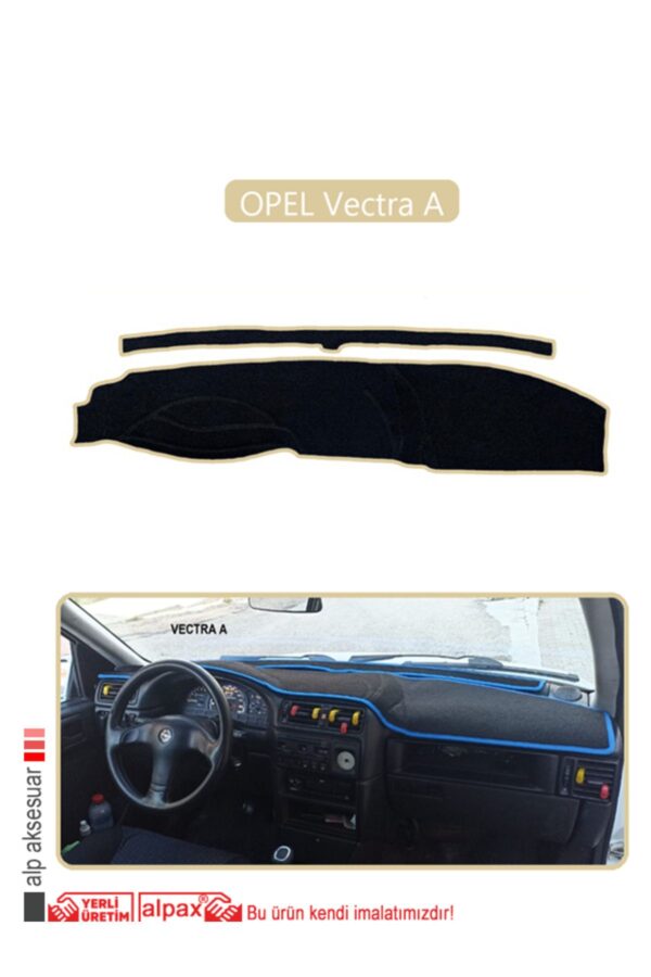 Opel Vectra A Torpido Koruma Halısı - Bej Kenar