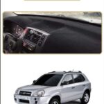 Hyundai Tucson 1 Torpido Koruma Halısı - Bej Kenar