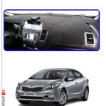 Kia Cerato 2013-2019 Torpido Koruma Halısı - Mavi Kenar