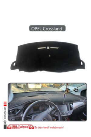 Opel Crossland Torpido Koruma Halısı - Gri Kenar
