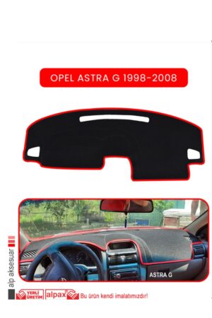 Opel Astra G 1998-2008 Torpido Koruma Halısı - Kırmızı Kenar