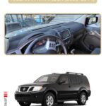 Nissan Pathfinder 2005-2014 Torpido Koruma Halısı - Bej Kenar