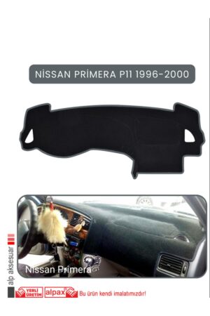 Nissan Primera P11 1996-2000 Torpido Koruma Halısı - Gri Kenar