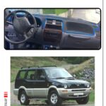 Nissan Terrano 2 Torpido Koruma Halısı - Siyah Kenar