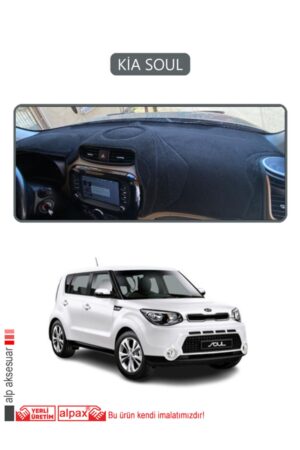 Kia Soul Torpido Koruma Halısı - Gri Kenar