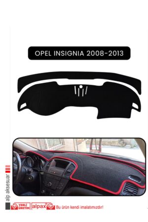Opel Insignia (2008-2013) Torpido Koruma Halısı - Siyah Kenar