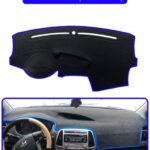Hyundai İ20 2008-2014 Torpido Koruma Halısı - Mavi Kenar