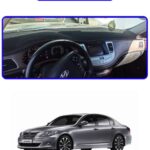 Hyundai Genesis Torpido Koruma Halısı - Mavi Kenar