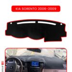 Kia Sorento 2006-2009 Torpido Koruma Halısı - Kırmızı Kenar