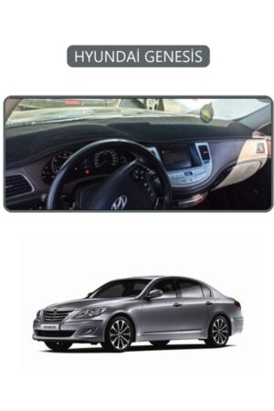 Hyundai Genesis Torpido Koruma Halısı - Gri Kenar