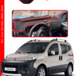 FIAT Fiorino (2007-2024) Modele Özel Torpido Koruma Halısı - Kanar Kırmızı