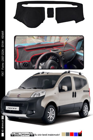 FIAT Fiorino (2007-2024) Modele Özel Torpido Koruma Halısı - Kanar Siyah